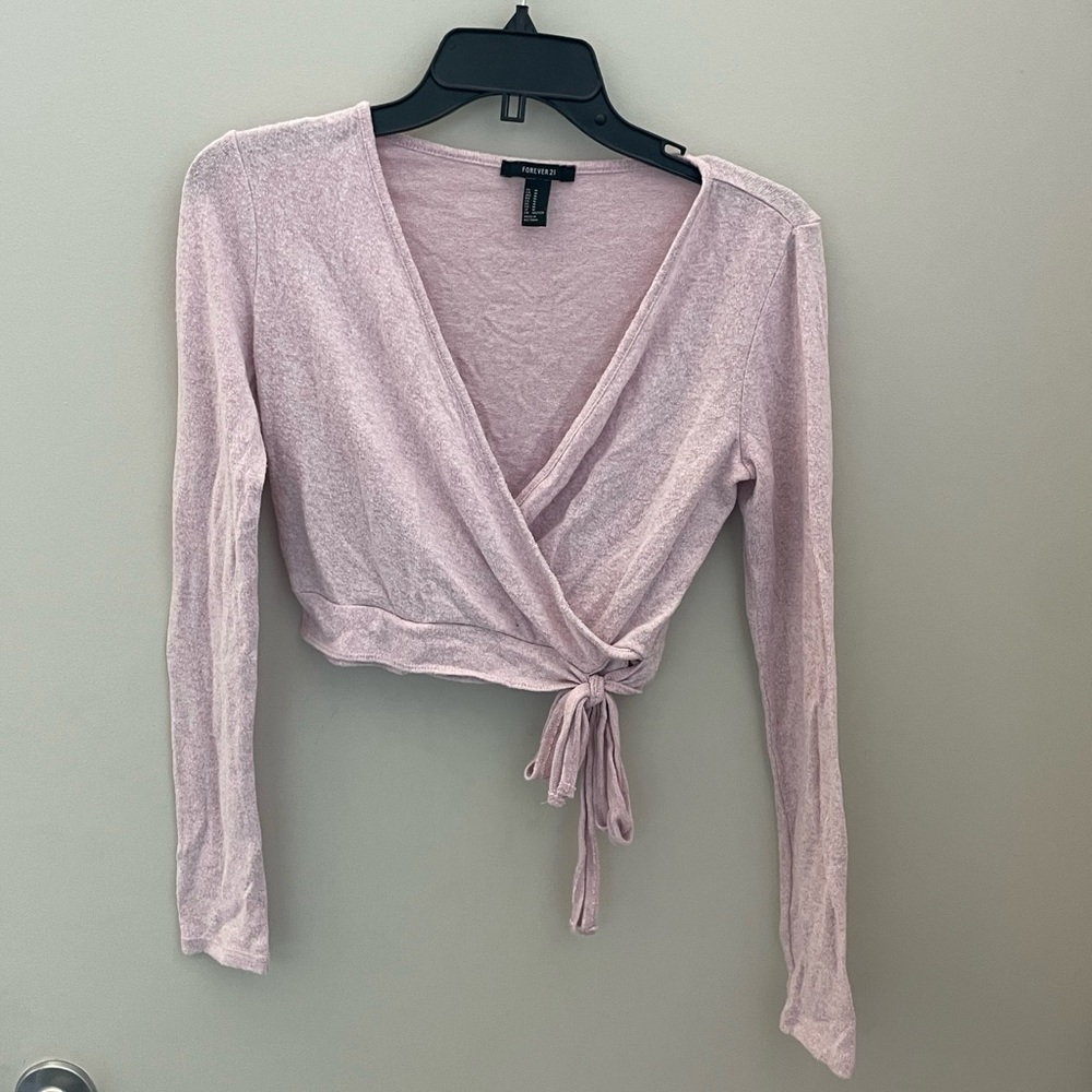 Forever 21 Wrap Style Crop Top